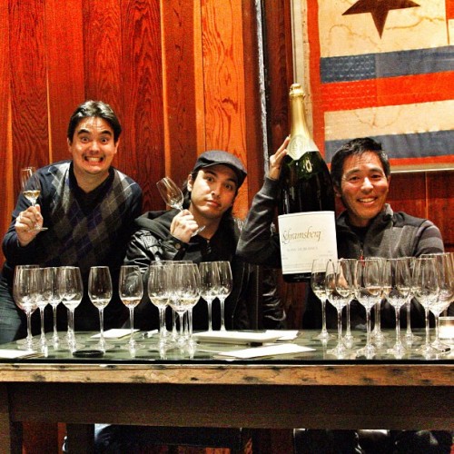The boys from ManoaDNA taste the finest sparkling wine that California has!