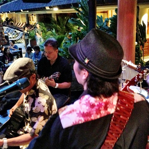 Mahalo to Bryan Tolentino for sitting in with us tonight! What a great experience!  He made our night!