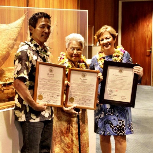 Grandma was honored on her birthday and for 60 years of IOLANI tradition.