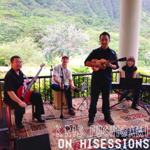 A week of shooting for HI*Sessions included ukulele player, Kris Fuchigami.