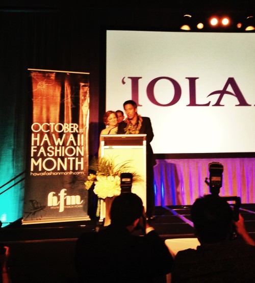 During the 2013 Governor's Fashion Awards, IOLANI Sportswear was honored for 60 years of business in Hawaii!