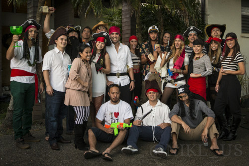 Celebrating Alex's 28th birthday, the gang dressed up as pirates for a high seas adventure!